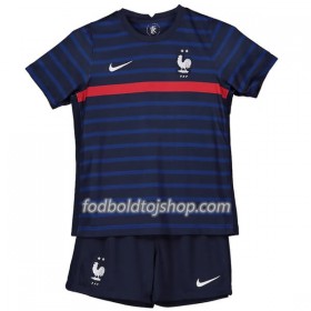 Frankrig Børn Hjemme Fodboldsæt Euro 2020 S/S (+ Korte bukser)